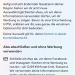 Facebook und Instagram – wie bezahlen Sie für die Plattformen?